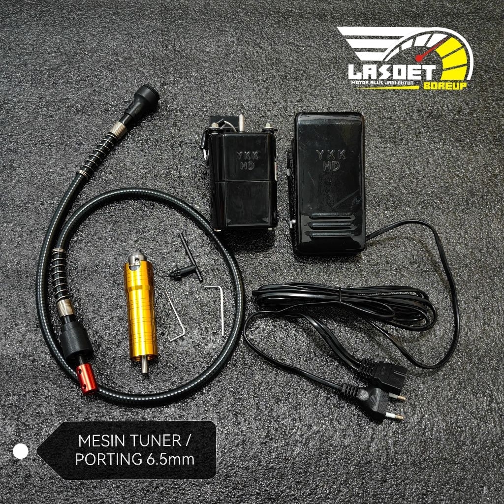 Mesin bor tuner cuner porting set custom Chuck 6.5mm