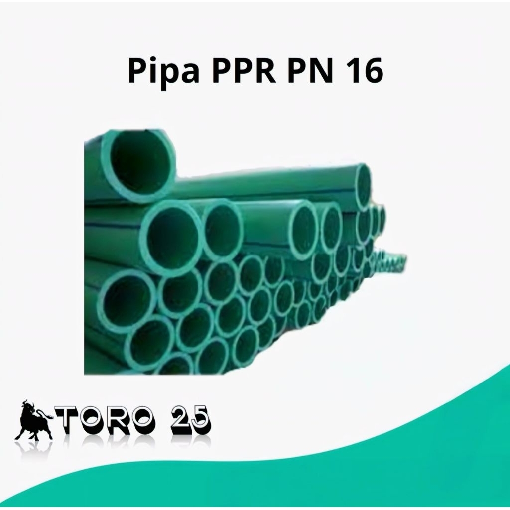 Pipa PN16 PPR TORO 1 inch 4 mtr Pipa PN16 32mm Pipa PPR 32 mm ATP TORO25