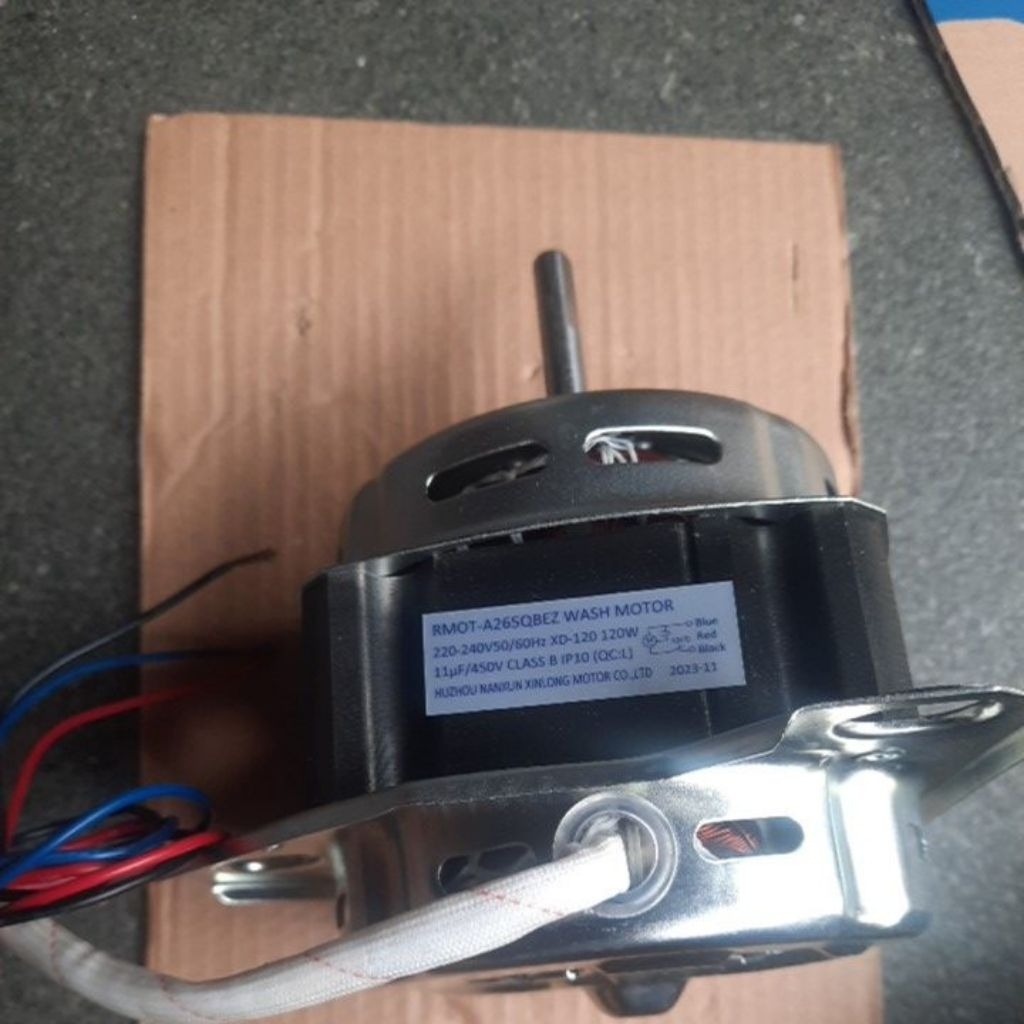 dinamo/motor mesin cuci sharp 2 tabung ori 6,5kg-10kg