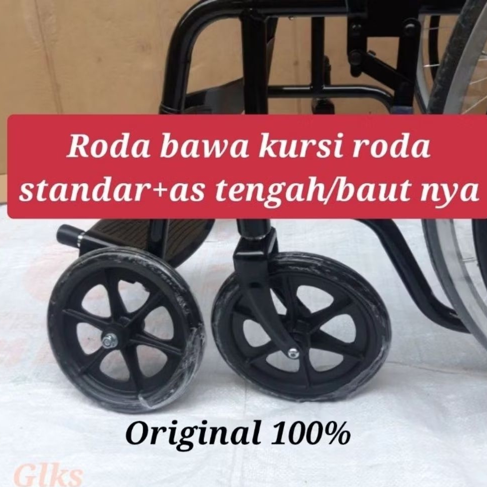 roda depan kursi roda 8 inci 20cm/ban depan kursi roda standar ban depan kursi roda roda depan kursi