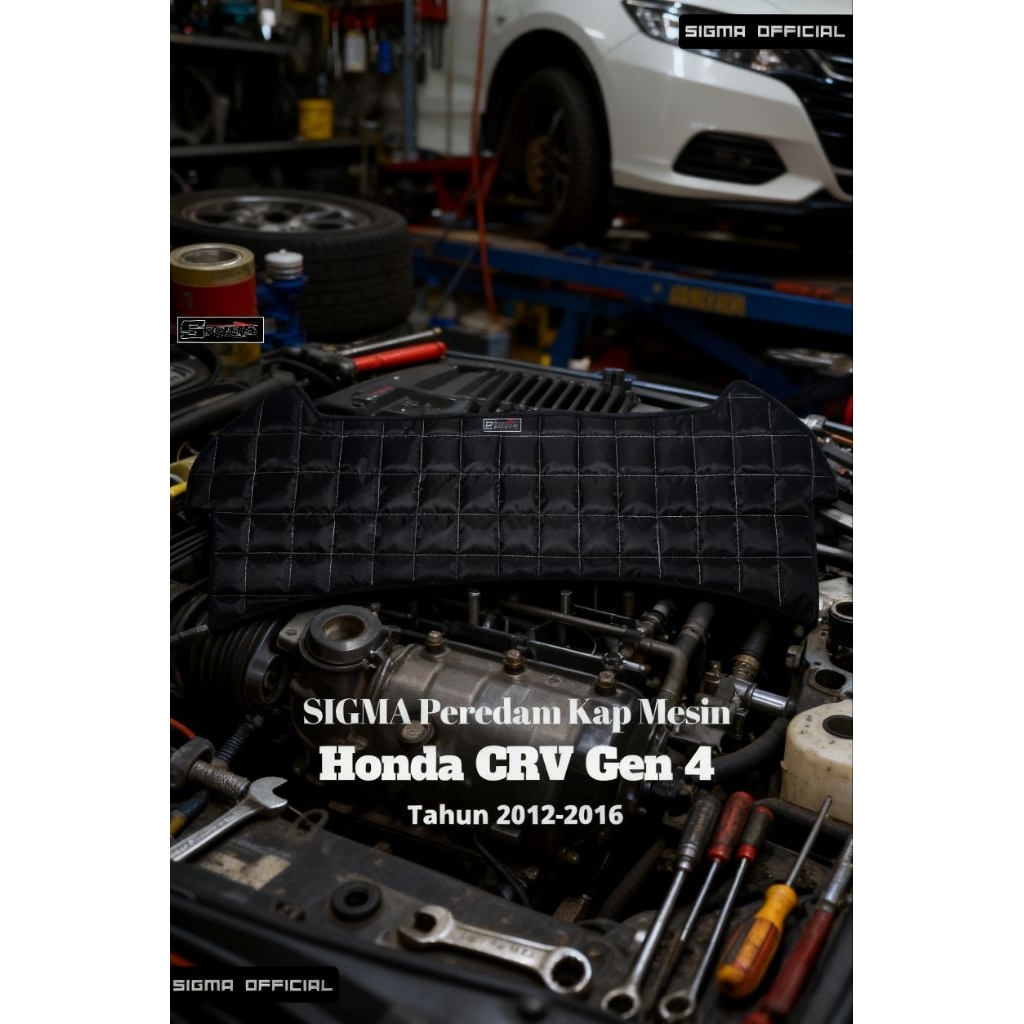 PEREDAM KAP MESIN HONDA CRV GEN 4 2012-2016
