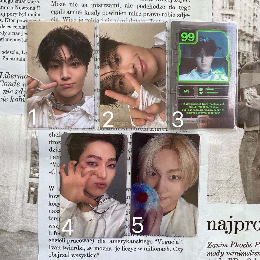 PC ENHYPEN OFFICIAL PHOTOCARD JAY SUNOO JUNGWON NIKI HEESEUNG JAKE SUNGHOON ALBUM DESIRE UNLEASH YOI