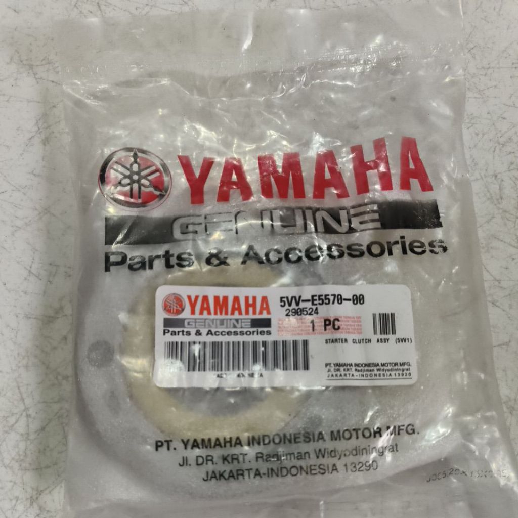 One Way Starter Clutch Assy Yamaha Mio Sporty Smile Soul Fino Carbu 5VV-E5570-00
