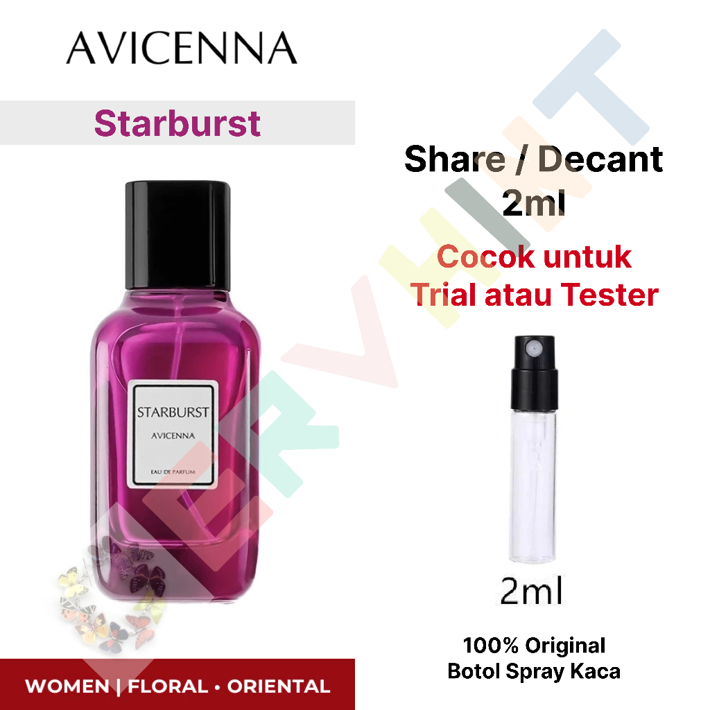 [Decant Parfum] Avicenna - Starburst EDP (Eau de Parfum) | Floral Cheerful | Wanita