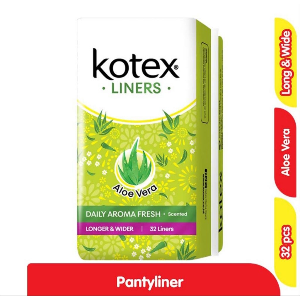 Kotex Pantyliner Aloe Vera & Daun Sirih 32 pcs
