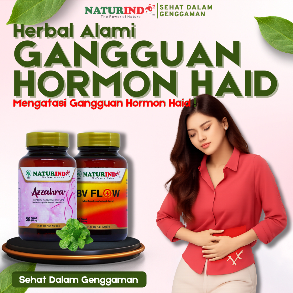 Obat Haid Gangguan Hormon Pelancar Haid Berkepanjangan Nyeri Menstruasi Lancar Telat Haid Naturindo
