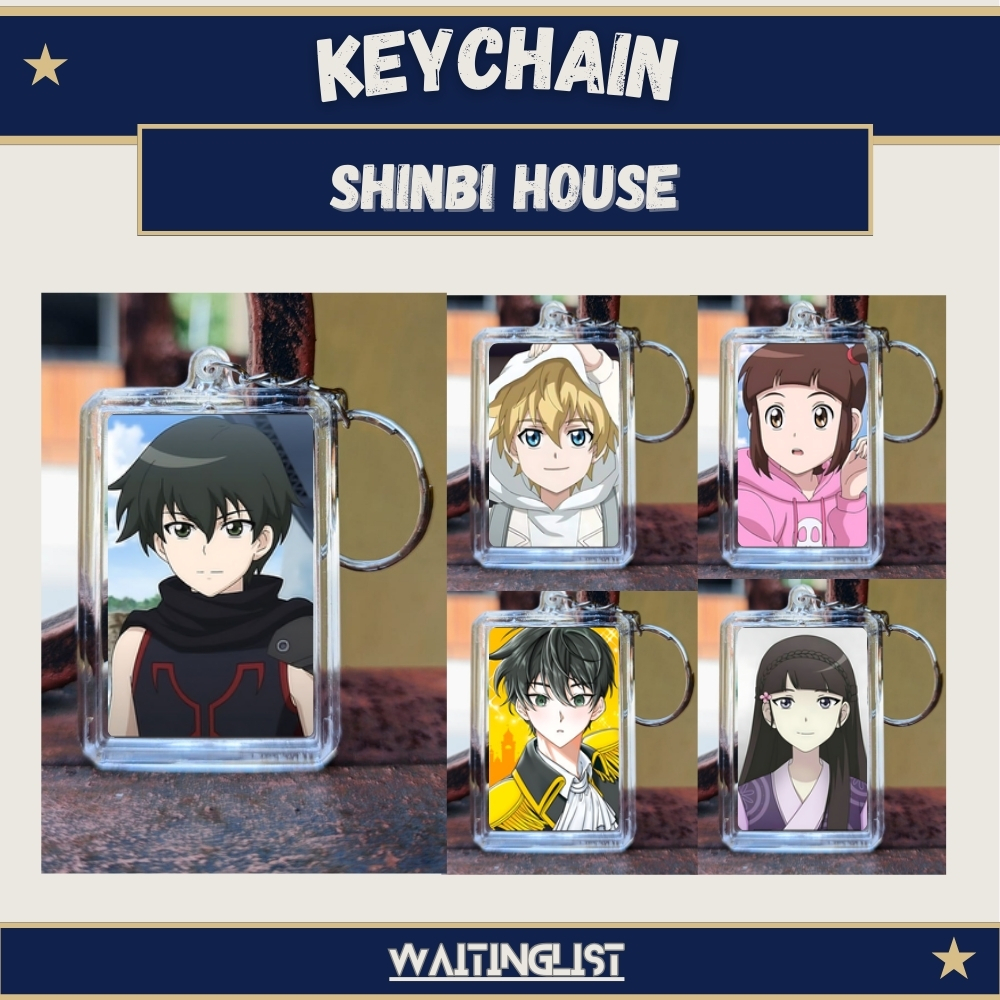 Keychain Gantungan Kunci Anime Shinbi House_ Kang Lim - Hari - Gaeun - Raymond - Guido - Ian - Sarah