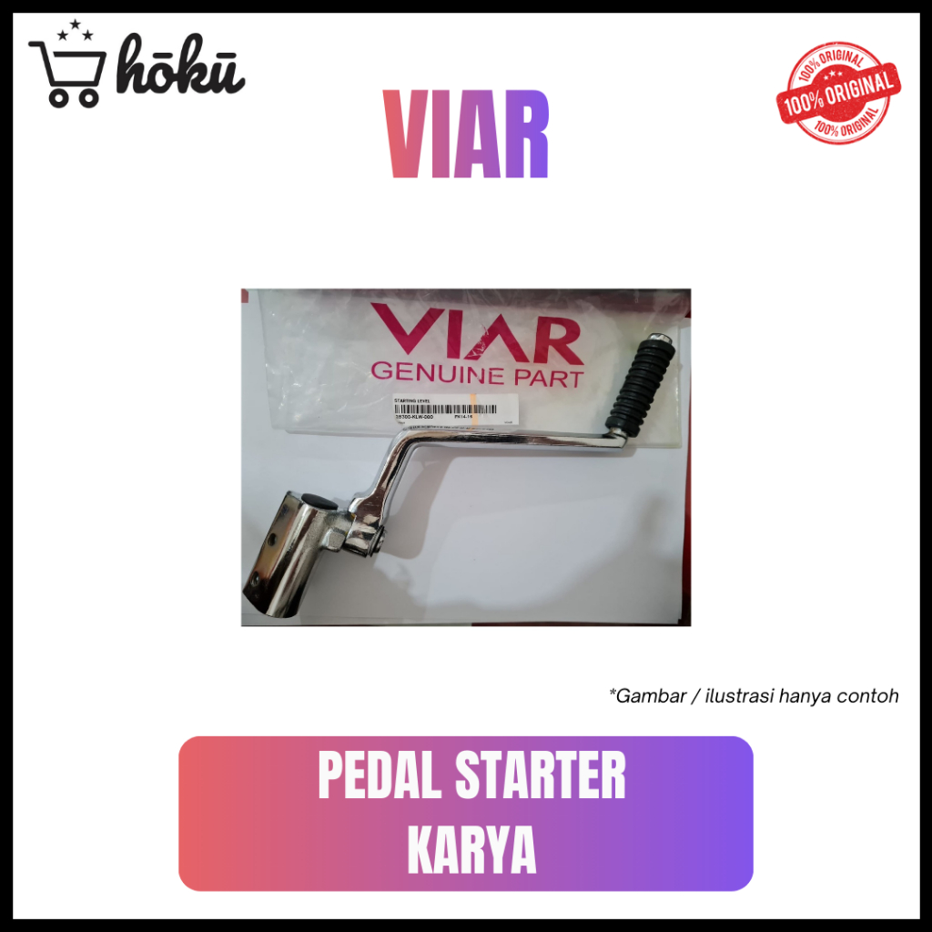 Selahan Viar / Engkol Viar / Pedal Starter / Kick Starter Roda Tiga Sparepart Viar