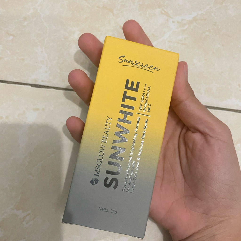 sunscreen SPF 50 PA+++ MS Glow Sunwhite
