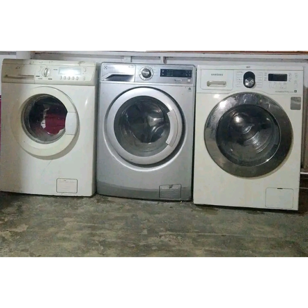 Mesin Cuci Front Loading Bekas Borongan 3 Unit | Usaha Laundry / Sparepart