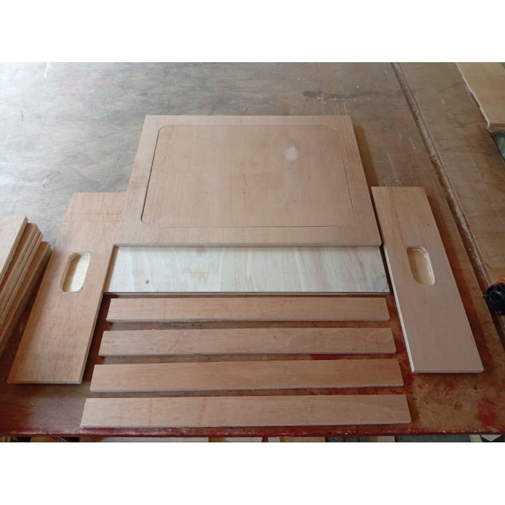 BOX POWER CA10 belum rakit sudah lubangan