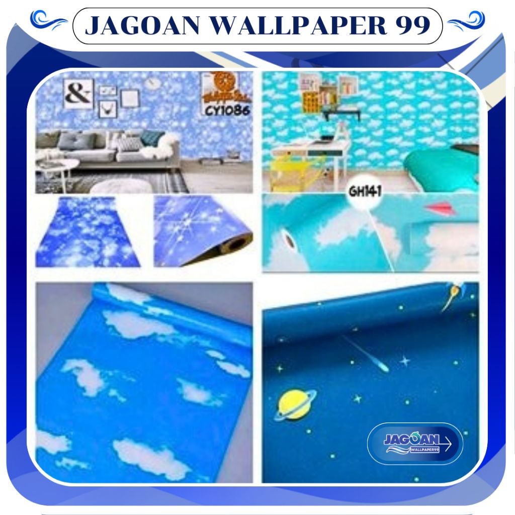 Wallpaper Dinding Waterproof Wallpaper Ruangan Wallpaper Kamar Tidur Wallpaper Dinding Langit