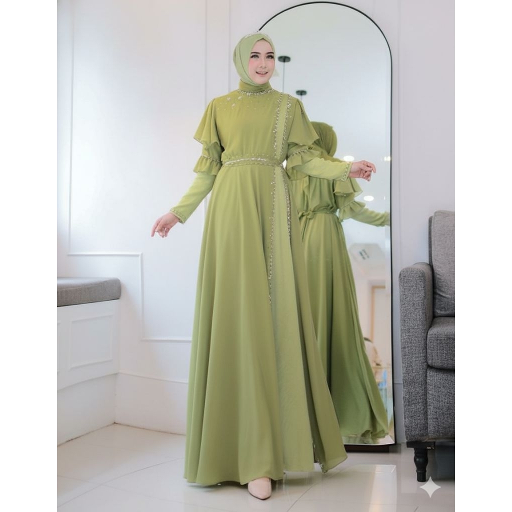 Shofia Gaun pesta by aura hijab