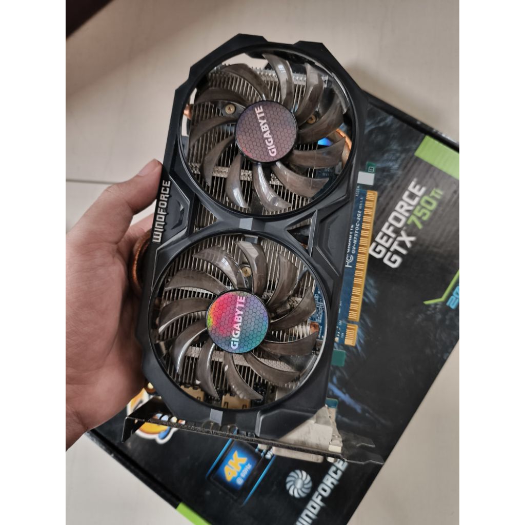 VGA GTX 750ti Gigabyte OC 2gb ddr5 Second