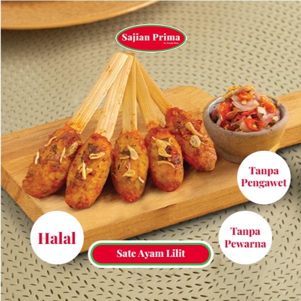 Sate Ayam Lilit Bali [20pcs] Frozen Sajian Prima BSD