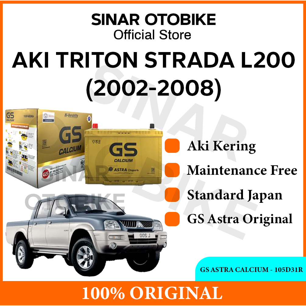 AKI TRITON STRADA L200 GS ASTRA CALCIUM MF KERING 105D31R