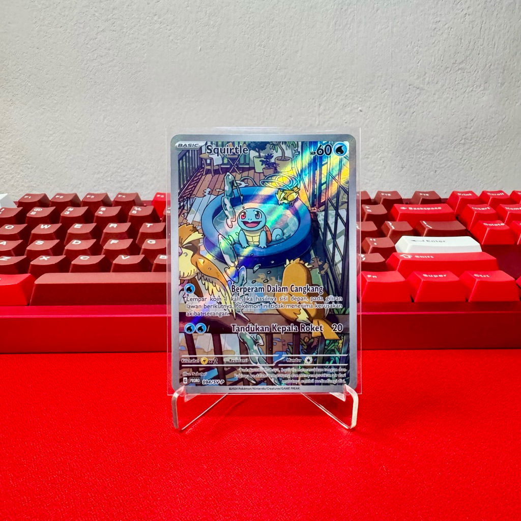 Squirtle AR 094/SV-P Promo Harta Berkilau - Kartu Pokemon Indonesia