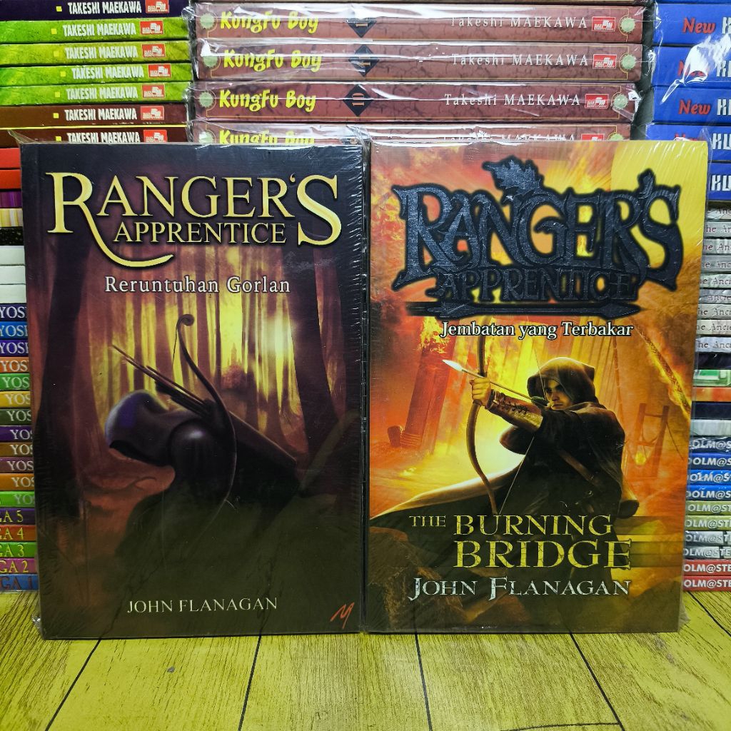 Set Novel Rangers Apprentice Reruntuhan Gorland dan Jembatan yang Terbakar