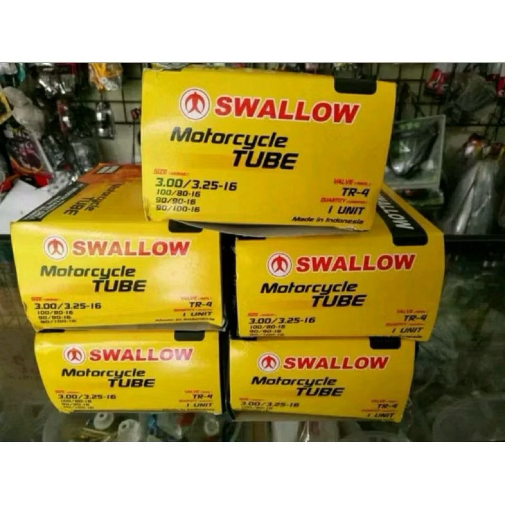 BAN DALAM SWALLOW KLX BELAKANG BLK 300 / 325 - 16 , 90 / 100 - 16 , 90 / 90 - 16 , 100 / 80 - 16
