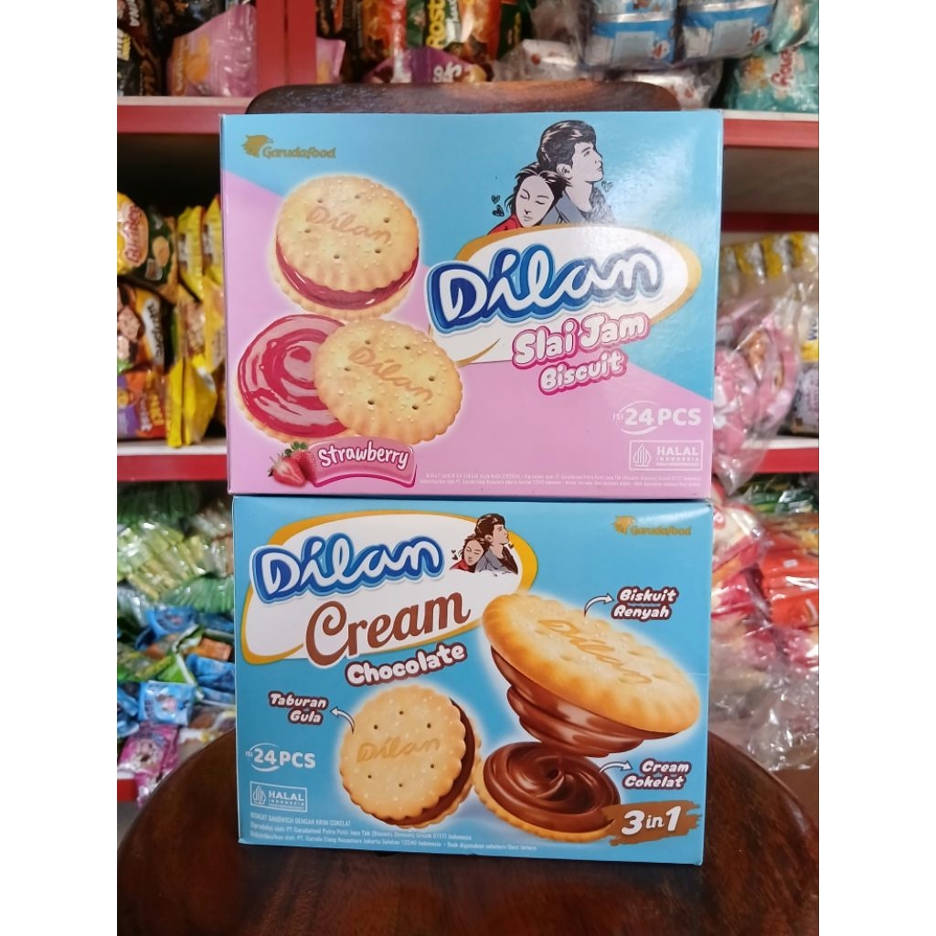 DILAN CREAM COKLAT & SLAI JAM BISCUIT