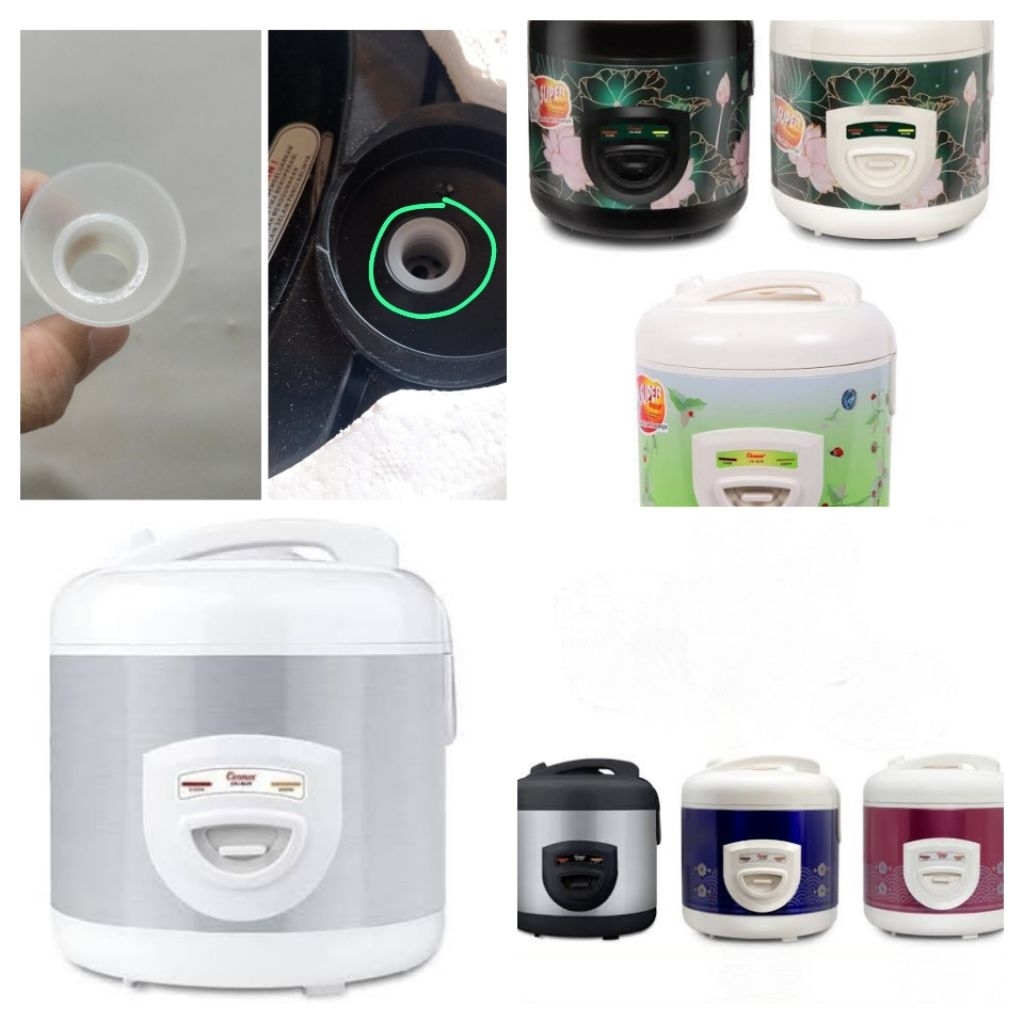 Karet Seal Pembuangan Uap pada Tutup Bagian Atas (Luar) Magic Com Cosmos CRJ 8228 & CRJ 8229