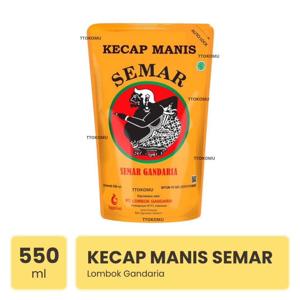 KECAP MANIS SEMAR GANDARIA 550ml Lombok Gandaria