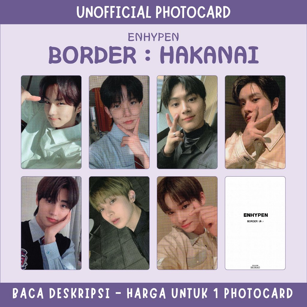 ENHYPEN - BORDER : HAKANAI - UNOFFICIAL PC