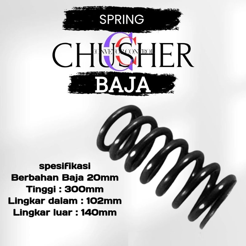 Per / Spring pegas baja 20mm mesin chusher