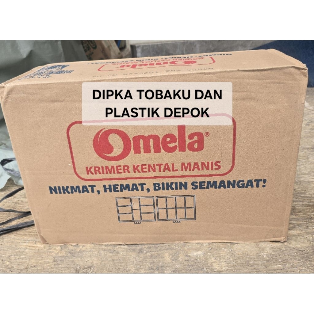 susu kental manis skm krimer omela 370gr isi 48 1 dus 1 karton grosir termurah instan kirim untuk ma