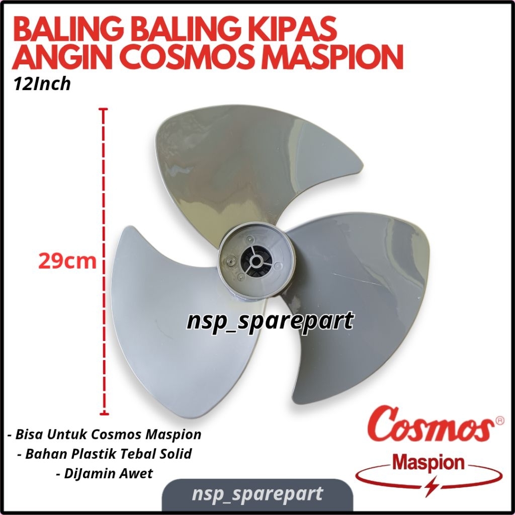 BALING BALING KIPAS ANGIN 12 INCH COSMOS MASPION
