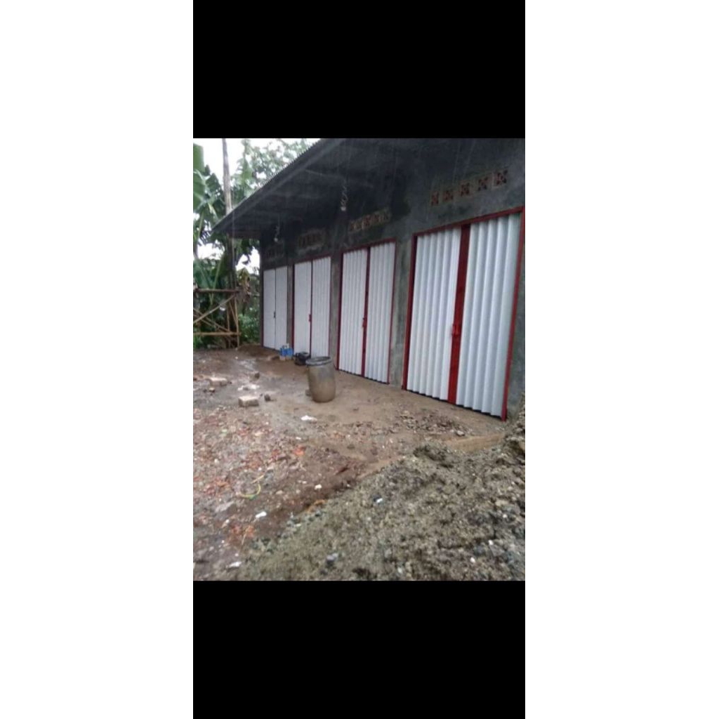 folding gate Roling dor harmonika pintu toko/garasi/ruko dll.ketebalan( plat k 0,4mm.UNP k 1,2mm.sil