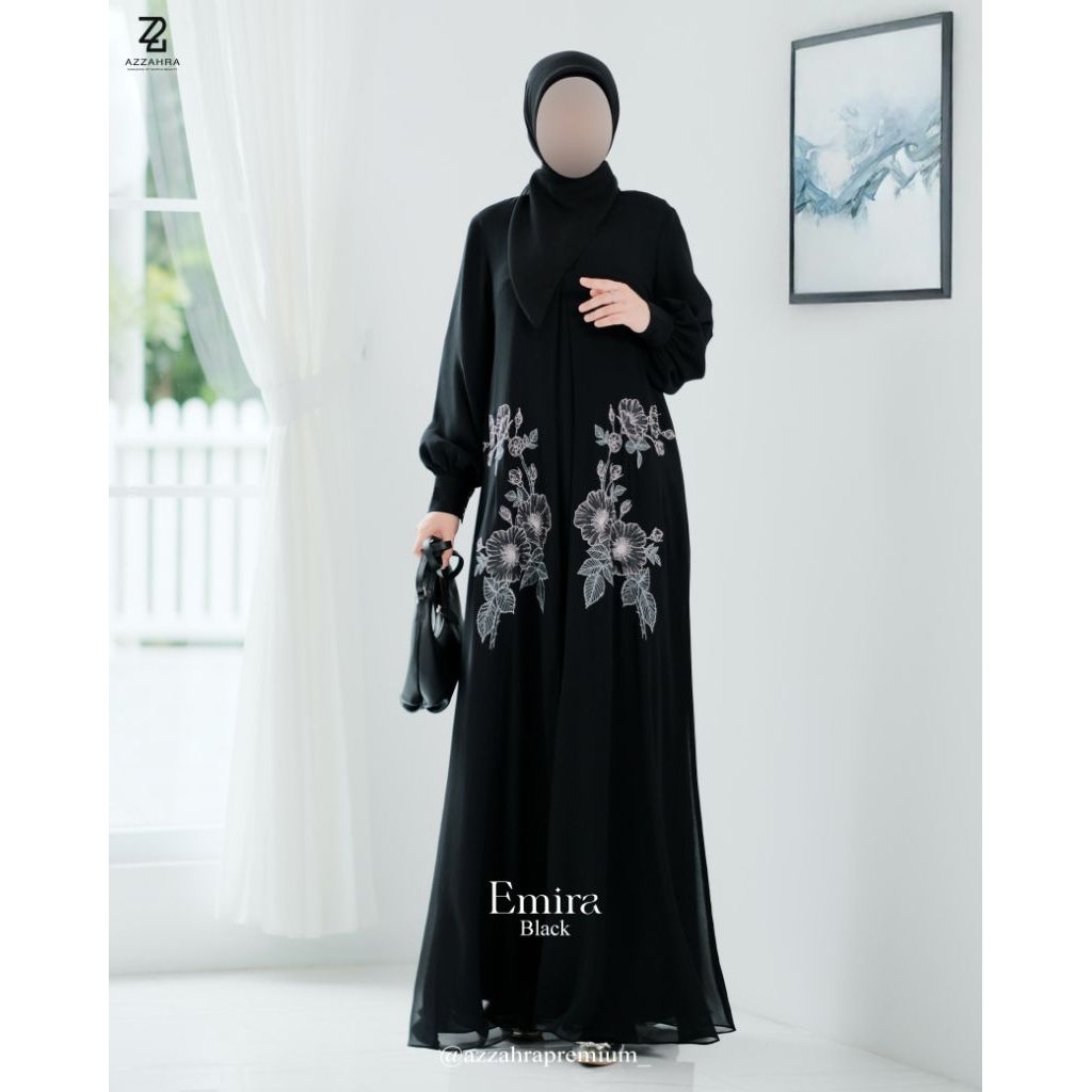Emira Series Black size S by azzahra premium syari