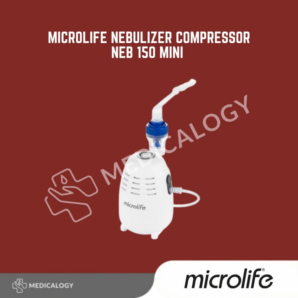 MICROLIFE Nebulizer Compressor NEB 150 Mini / Alat Terapi Uap Pernafasan / Compact Nebuliser