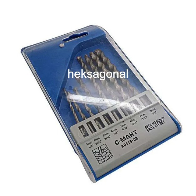 Wood Drill Bit Mata Bor Beton set 8 pcs CMART BPN
