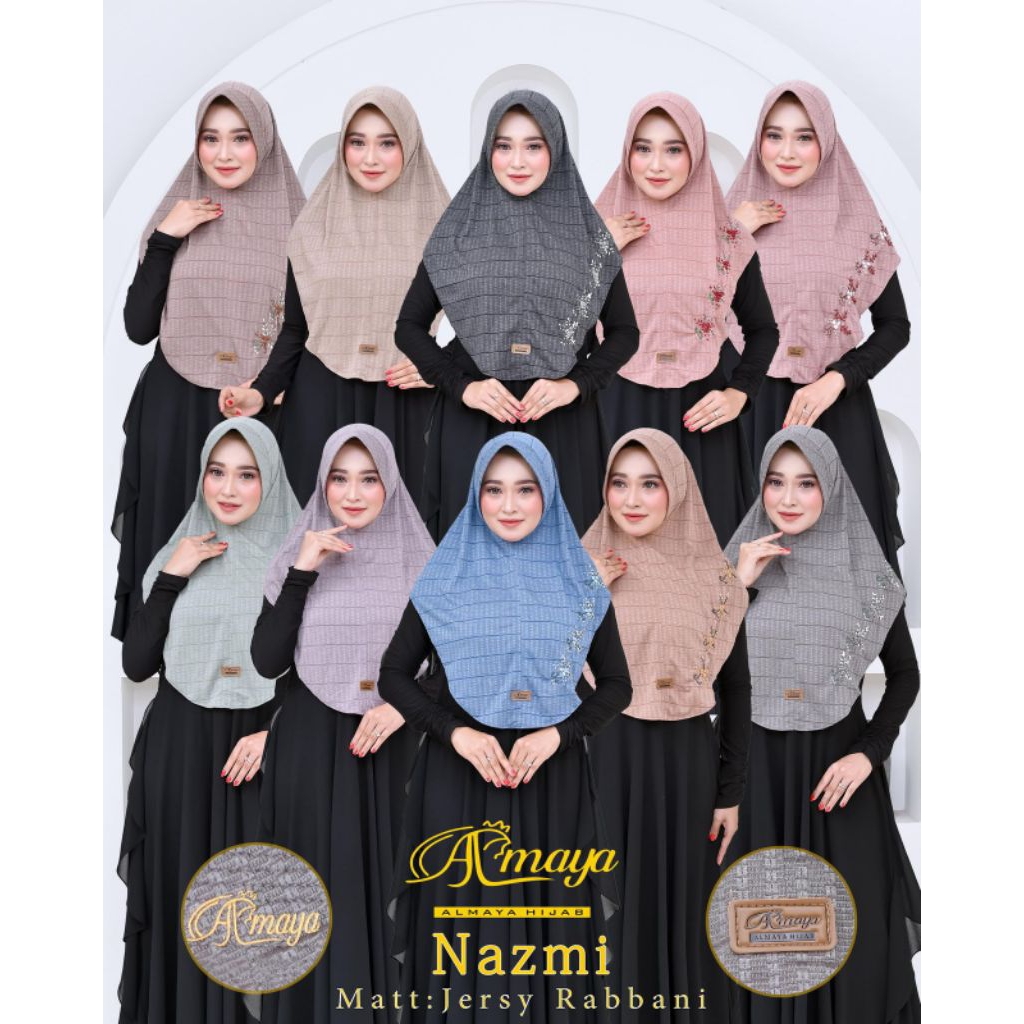 HIJAB DEWASA ALMAYA NAZMI//HIJAB INSTAN