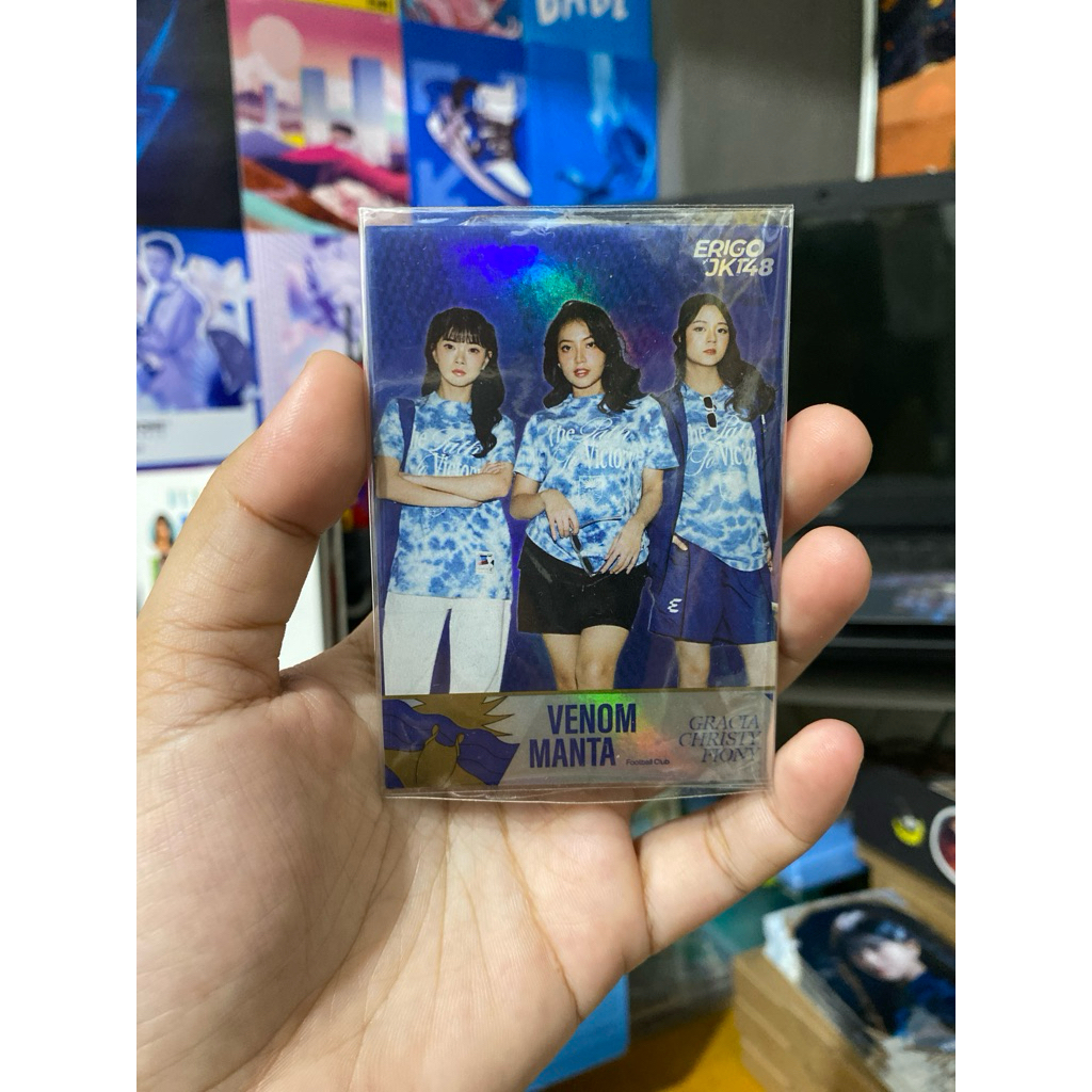 Photocard PC Panini Jkt48 Erigo Grup Fiony Gracia Christy OFC