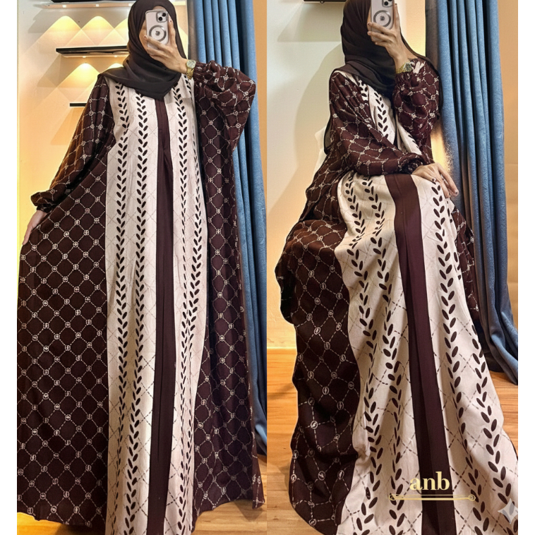 Gamis Kaftan Jumbo Rayon Premium Madinah