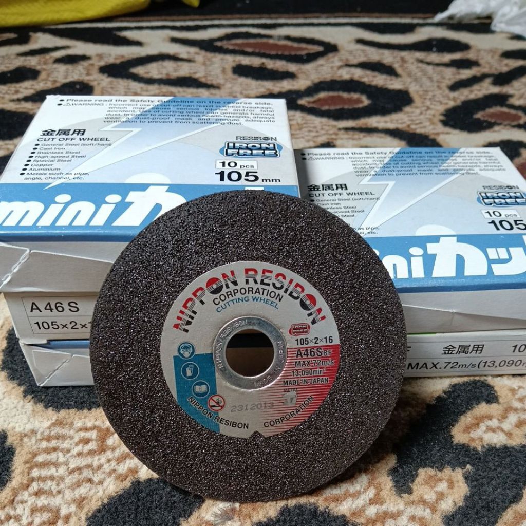 Batu gerinda Nippon resibon 4 inch tipis