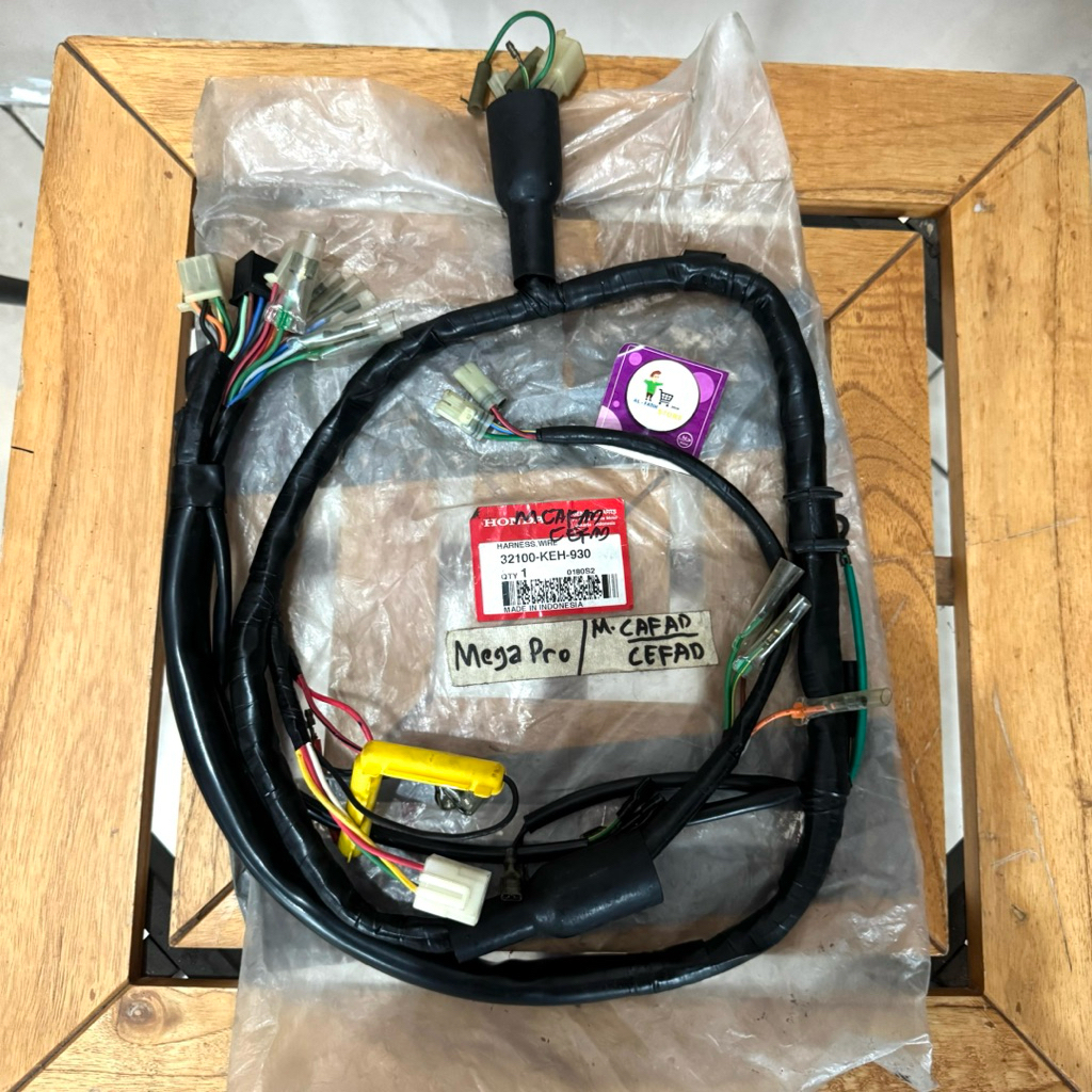 Kabel Body Utama Harness Megapro Hiu Engkel Lama Original AHM 32100-KEH-930