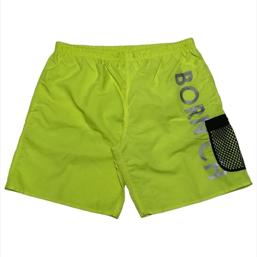 BORN CHAMPS YELLOW RELAXED SHORT PANTS | CELANA PENDEK | STFT