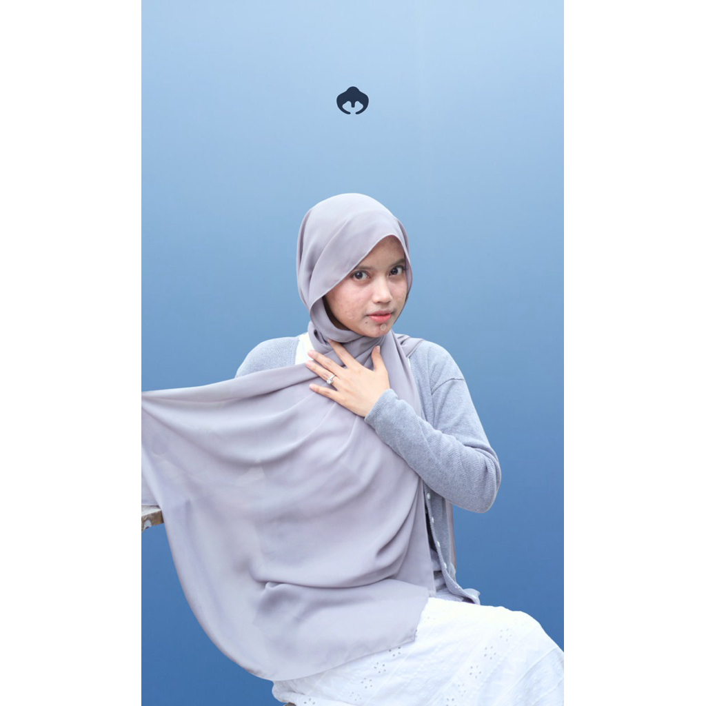 silky Drap korean chiffon pashmina