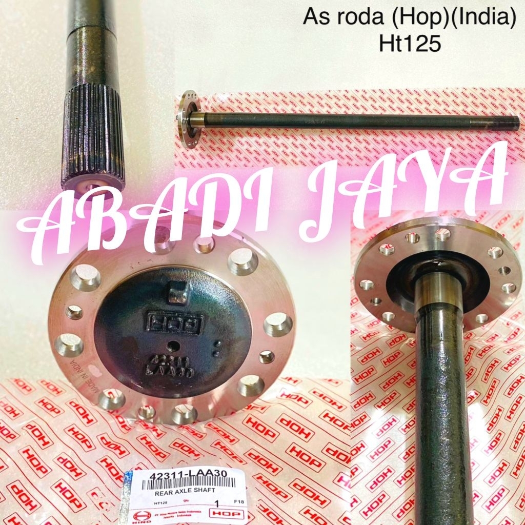 AS RODA BELAKANG DYNA DUTRO 125 130 HT INDIA ORIGINAL
