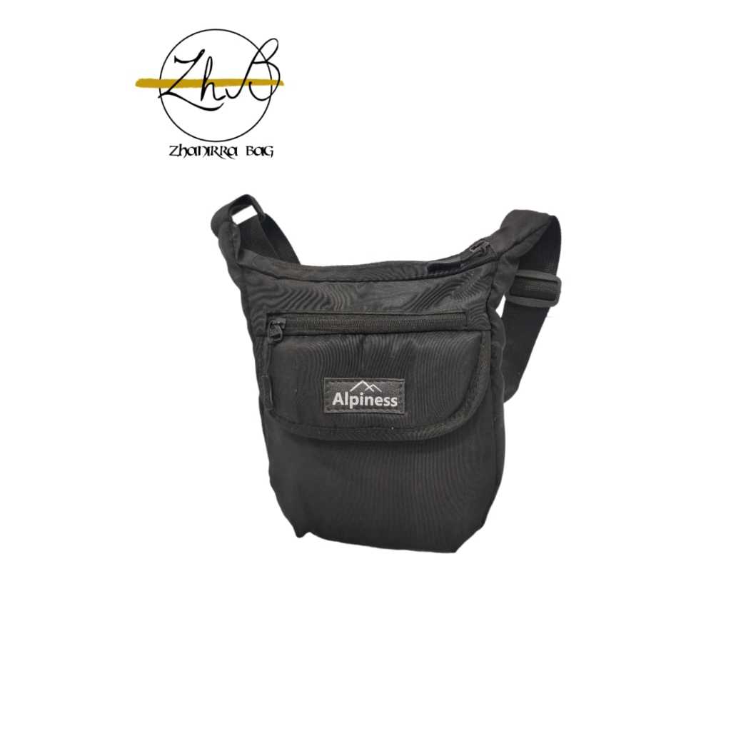 Tas Selempang Pria HARUKI Bahan Parasut Slingbag Cowok Praktis dan Stylish Cocok untuk Sehari-hari a