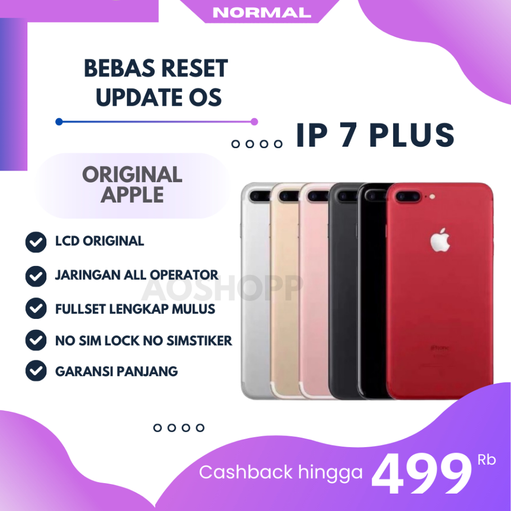 Ip 7 Plus 128gb Second Original