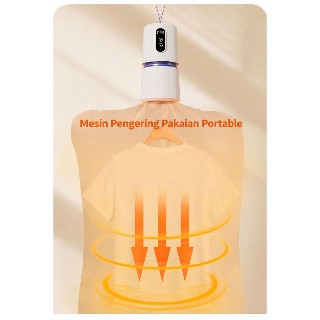 Mesin Pengering Baju Portable | Dryer Pakaian Gantung Hemat Listrik | Pengering Baju Praktis Segala 