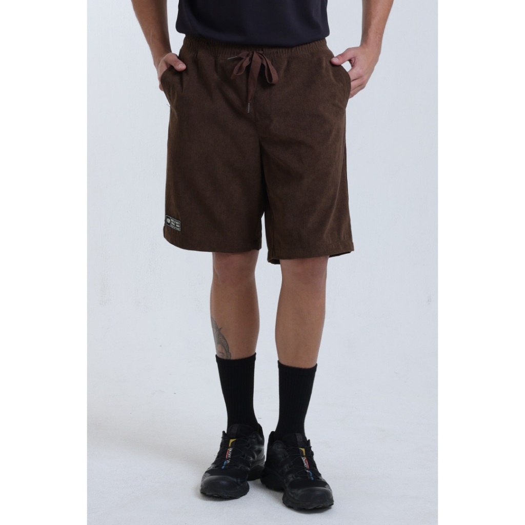 Emba Denim - Jezz Celana Pendek Pria Corduroy Regular