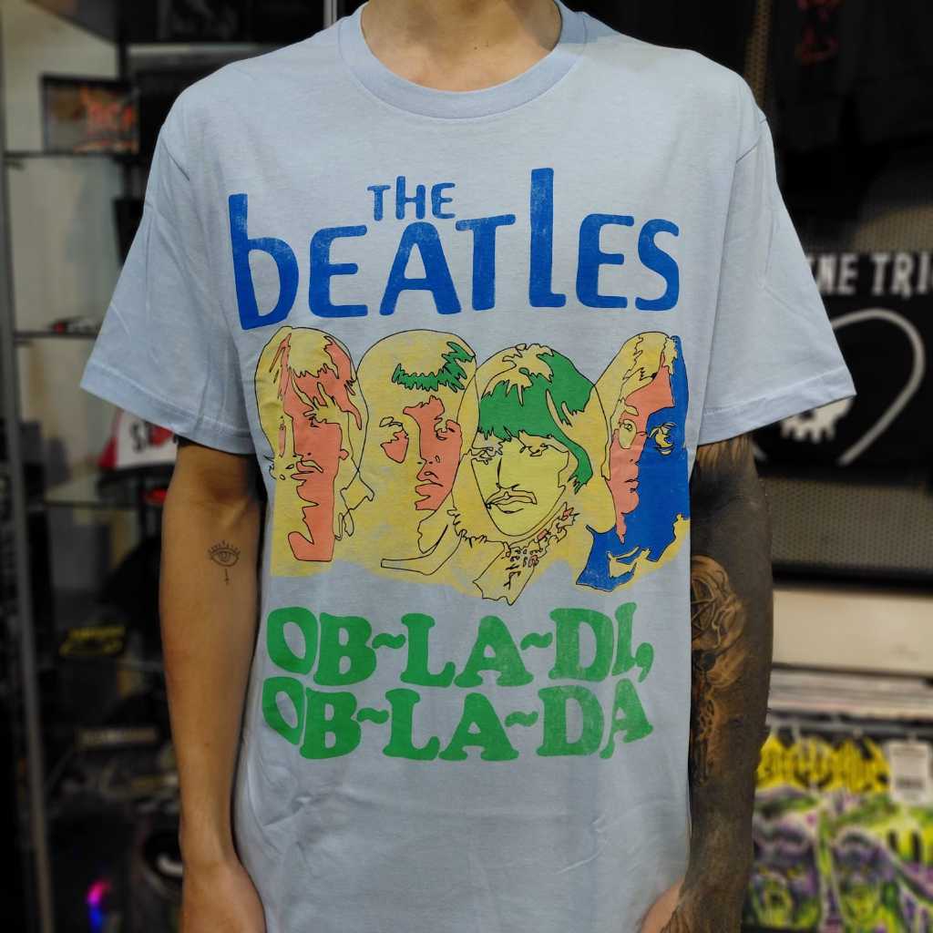 T Shirt Band Official THE BEATLES - Ob-La-Di Original