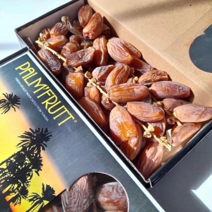 Kurma PalmFruit 500gr Original Palm Fruit Tunisia Tangkai