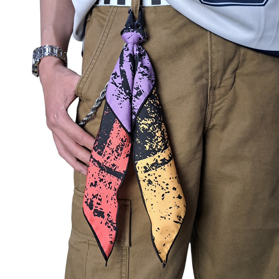 ART.INK Aksesoris fashion celana - gantungan kunci bandana - keychain bandana - karabiner Bandana