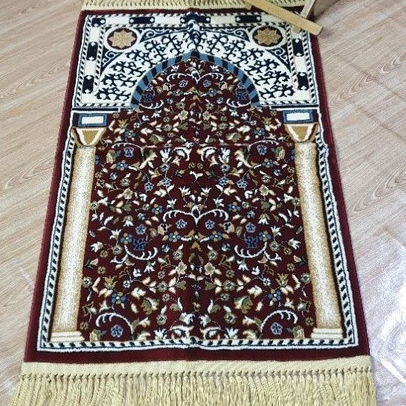Sajadah Turki Al Rawdah Original Bab Al Rawdah Madinah - Premium & Tebal
